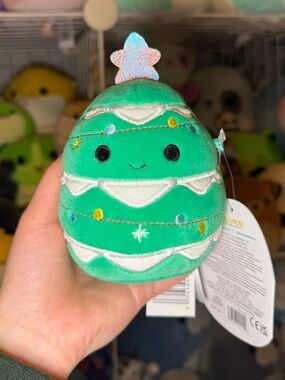Squishmallows Squishmallow Johann the Christmas Tree 4" Stuffed Plush